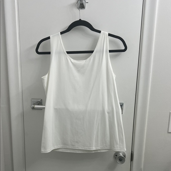 Chico's Classic White Tank Top - Picture 3 of 3